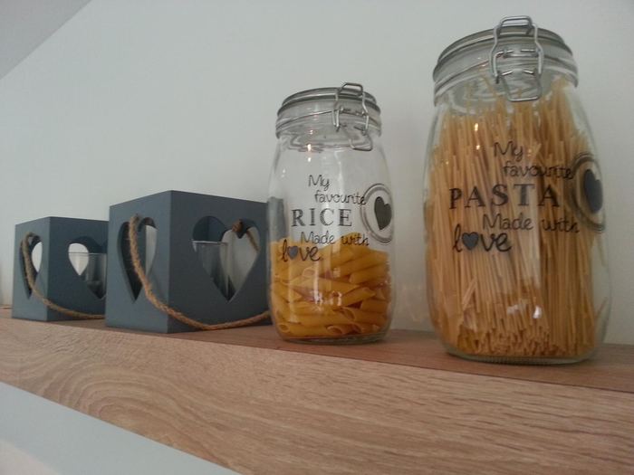 Keuken in wit met eiken accenten — Woonhuis, foto 7
